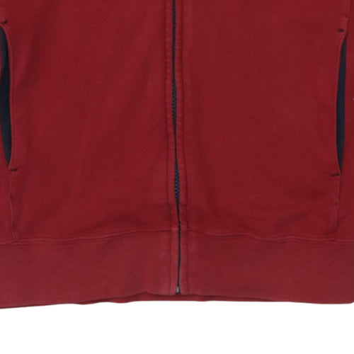 Champion Men's Red Full Zip Sweatshirt Size M Athletic Classic