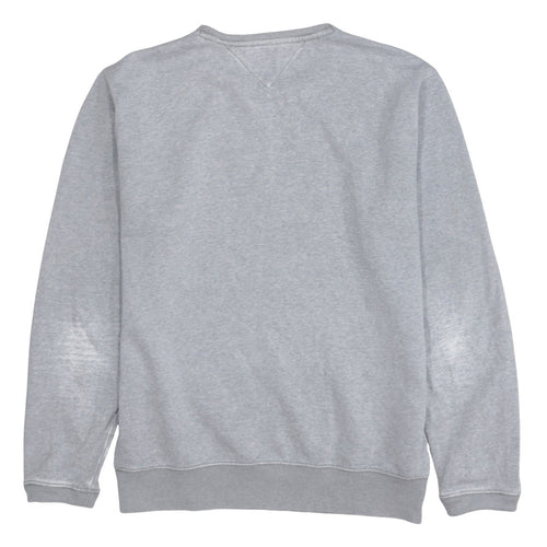 Tommy Hilfiger Men's Grey 2XL Crew Neck Logo Sweatshirt