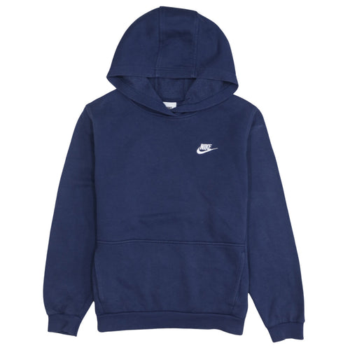 Nike Boys Blue Pullover Hoodie XL (158-170cm) Hooded Sweatshirt