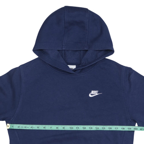Nike Boys Blue Pullover Hoodie XL (158-170cm) Hooded Sweatshirt