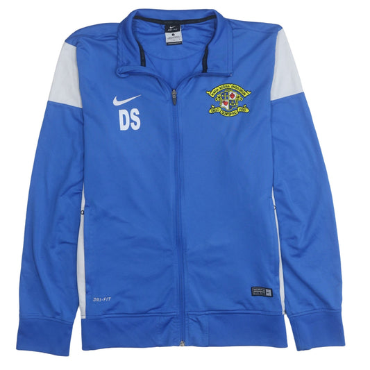 Nike Men's Blue Dri-FIT Full Zip Track Sweatshirt Size L