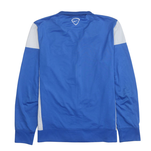 Nike Men's Blue Dri-FIT Full Zip Track Sweatshirt Size L