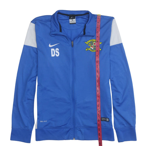 Nike Men's Blue Dri-FIT Full Zip Track Sweatshirt Size L