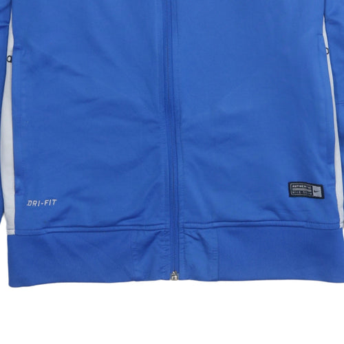 Nike Men's Blue Dri-FIT Full Zip Track Sweatshirt Size L
