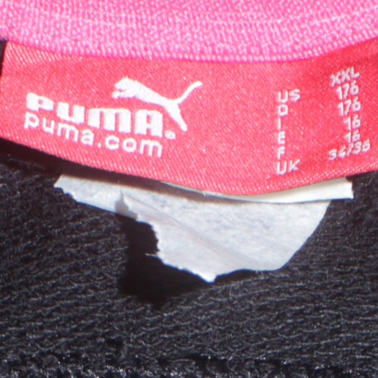 Puma Women's Black Full Zip Sweatshirt Size 16 Logo Athletic Top