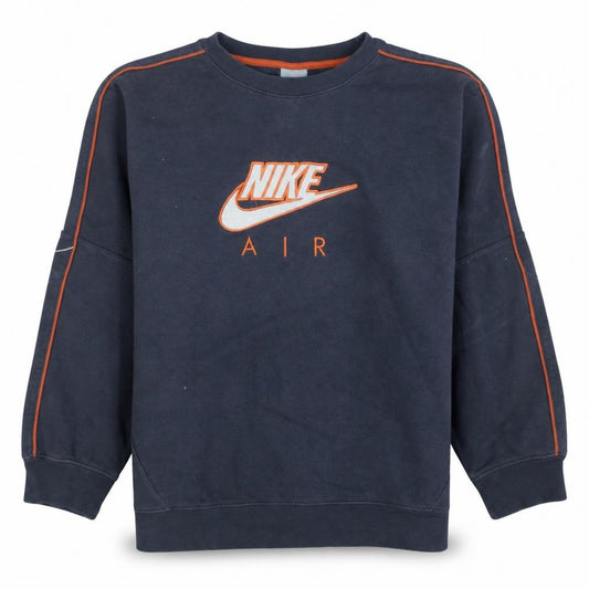 Nike Boys Blue Air Logo Crew Neck Sweatshirt Size XL (Age 13-15)