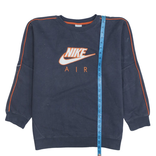 Nike Boys Blue Air Logo Crew Neck Sweatshirt Size XL (Age 13-15)