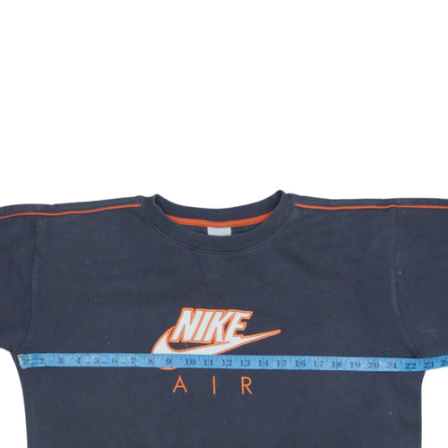 Nike Boys Blue Air Logo Crew Neck Sweatshirt Size XL (Age 13-15)