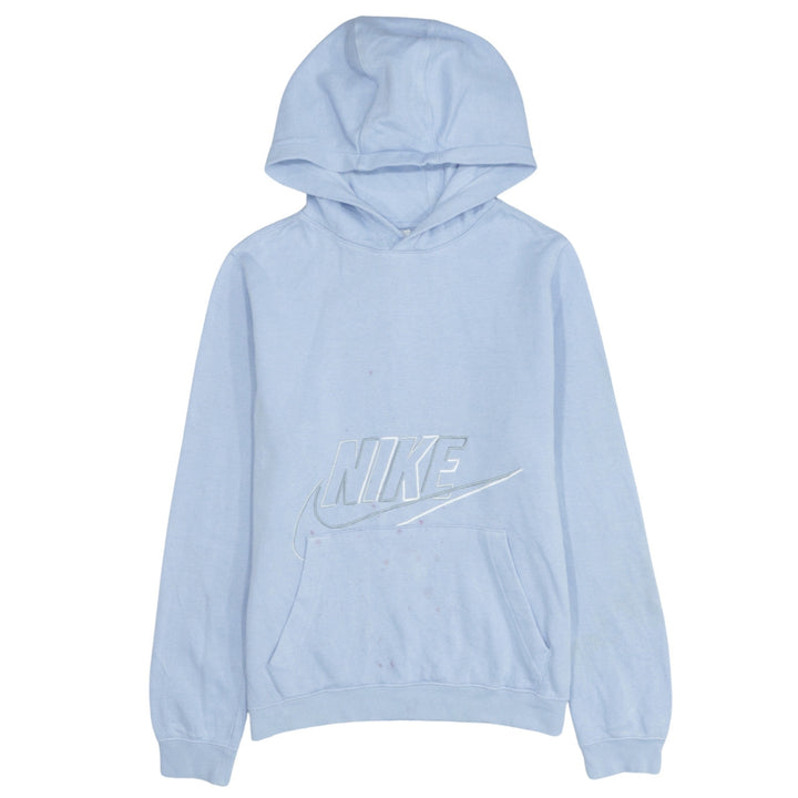Nike Boys Blue XL Pullover Hoodie Sweatshirt with Logo Print