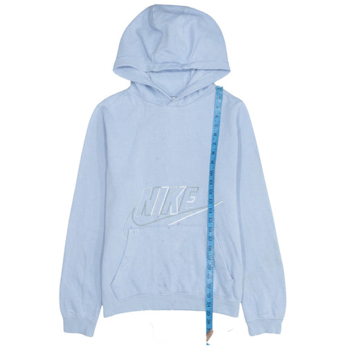 Nike Boys Blue XL Pullover Hoodie Sweatshirt with Logo Print