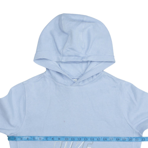 Nike Boys Blue XL Pullover Hoodie Sweatshirt with Logo Print