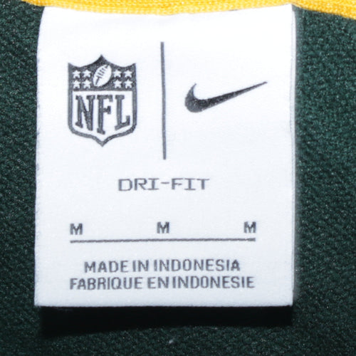 Nike NFL Men's Green Crew Neck Dri-Fit Sweatshirt M Regular Fit