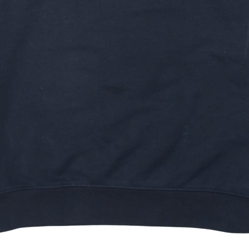 Dickies Men's Blue Crew Neck Pullover Sweatshirt L Regular Fit