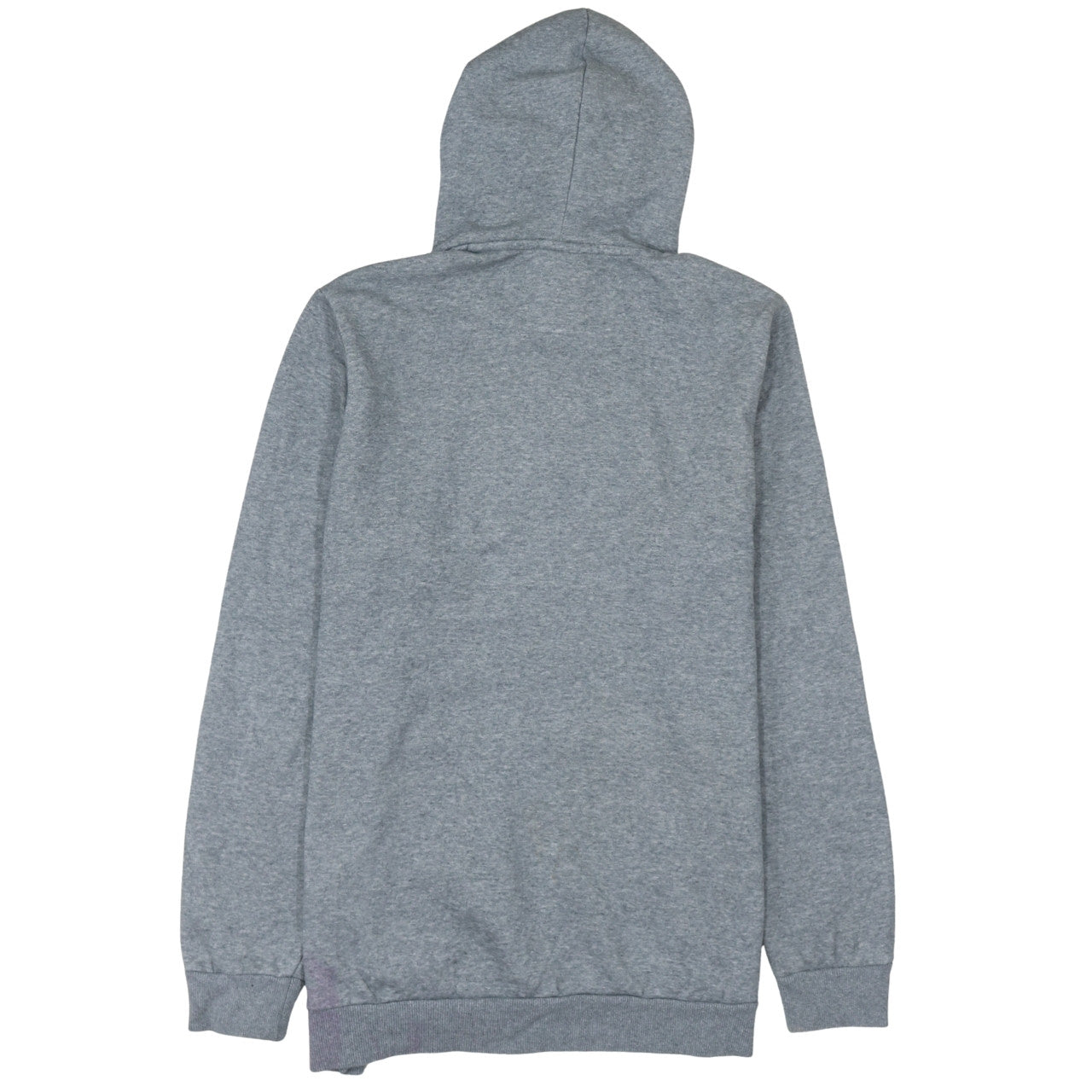 Puma Men's Grey Pullover Hoodie L Logo Fleece Sweatshirt