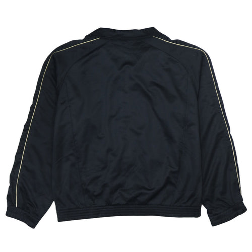 Fila Women's Black XL Full Zip Sweatshirt with Gold Logo Trim