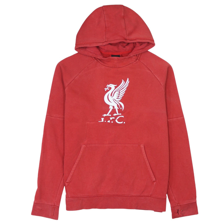 Nike Boys Red Liverpool FC Hoodie XL 158-170cm Pullover Sweatshirt