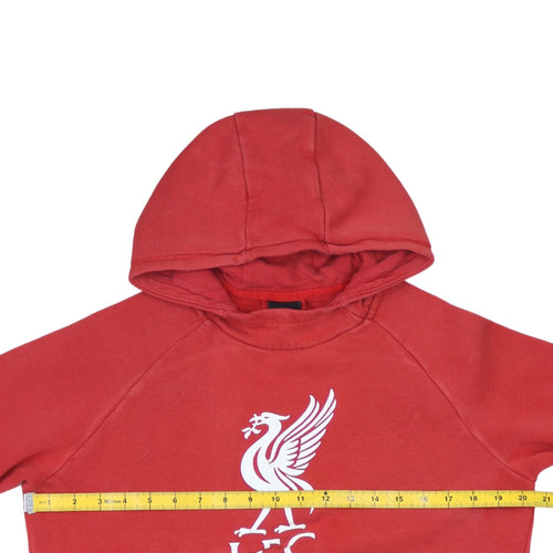 Nike Boys Red Liverpool FC Hoodie XL 158-170cm Pullover Sweatshirt