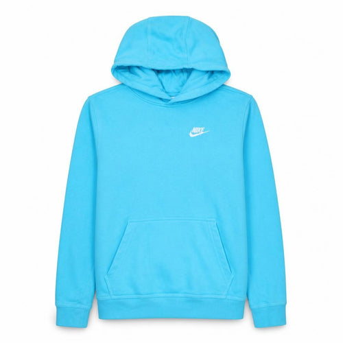 Nike Boys Blue Pullover Hoodie XL 158-170cm Cotton Blend Logo Sweatshirt