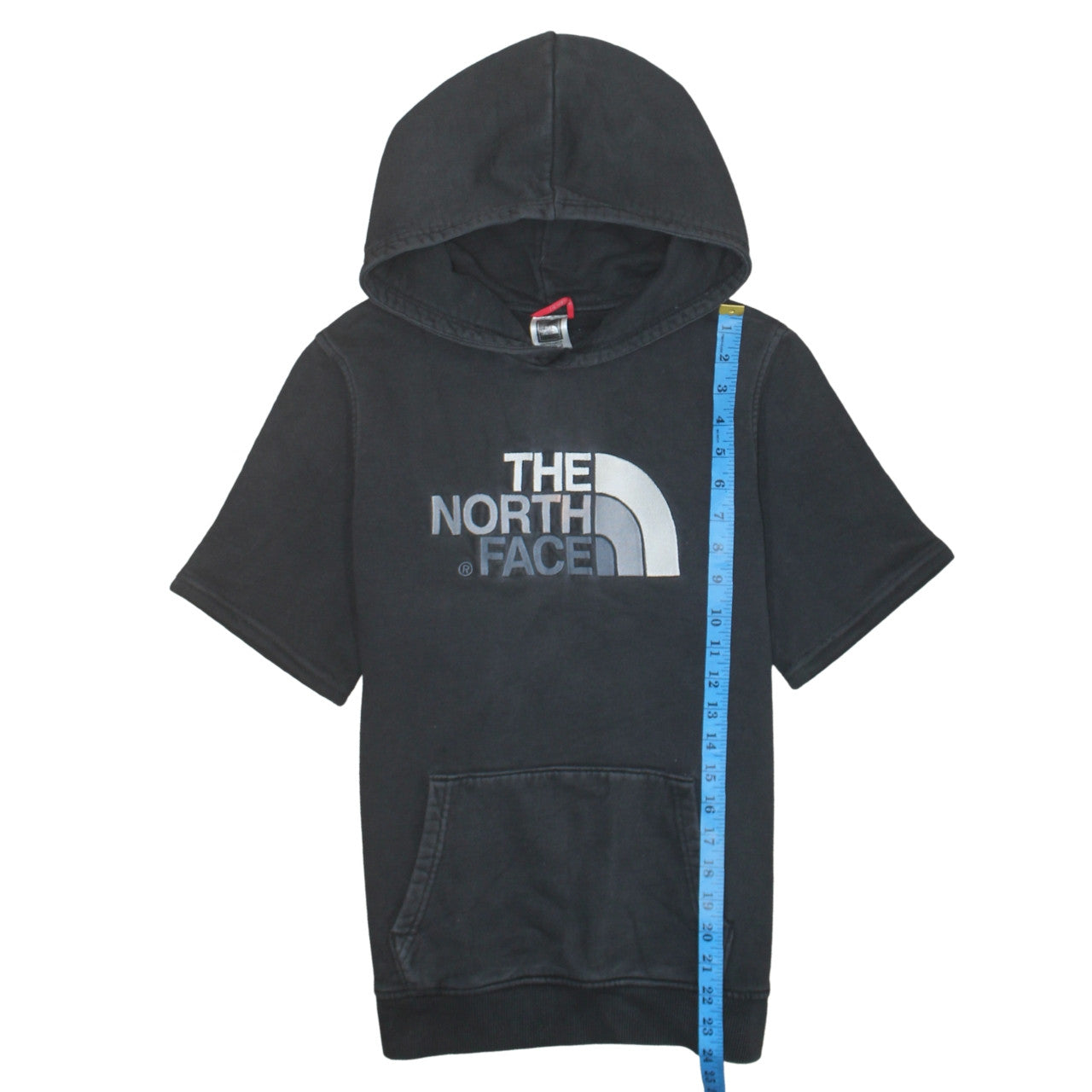 The North Face Boys Black XL Short Sleeve Pullover Hoodie 100% Cotton