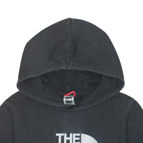 The North Face Boys Black XL Short Sleeve Pullover Hoodie 100% Cotton
