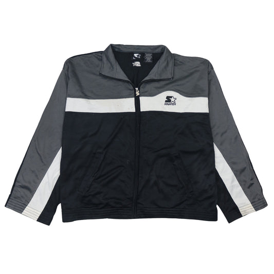 Starter Men's Black XL Full Zip Retro Sports Sweatshirt