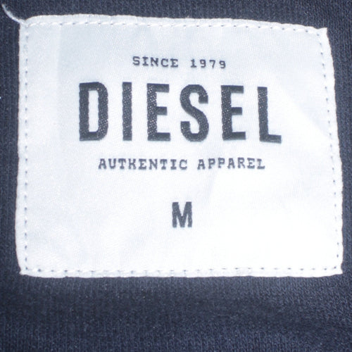 Diesel Men’s Blue Full Zip Sweatshirt Jacket M