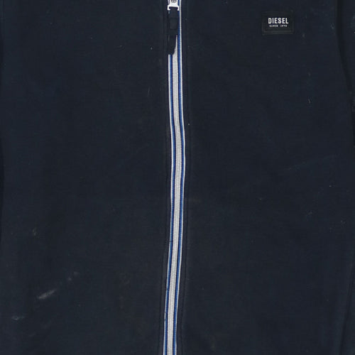 Diesel Men’s Blue Full Zip Sweatshirt Jacket M
