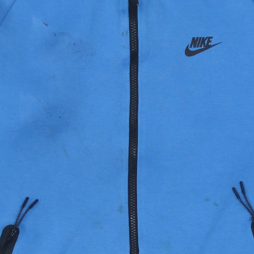 Nike Men's Blue Full Zip Sweatshirt Jacket M Lightweight