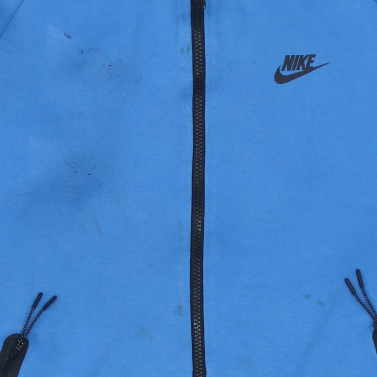 Nike Men's Blue Full Zip Sweatshirt Jacket M Lightweight