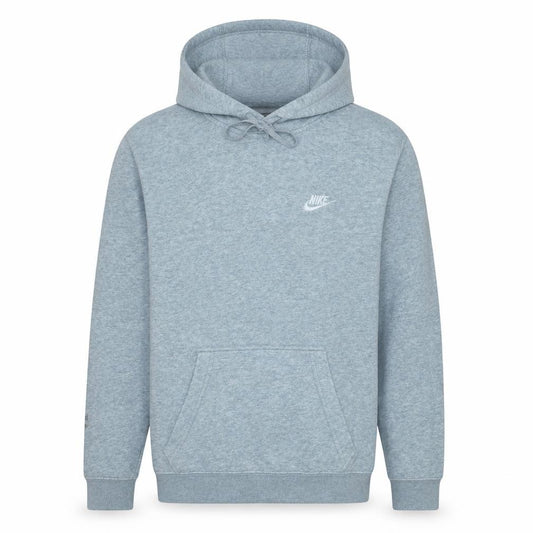 Front view of Nike Men's Grey XS Pullover Hoodie Sweatshirt Regular Fit