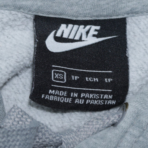 Nike Men's Grey XS Pullover Hoodie Sweatshirt Regular Fit