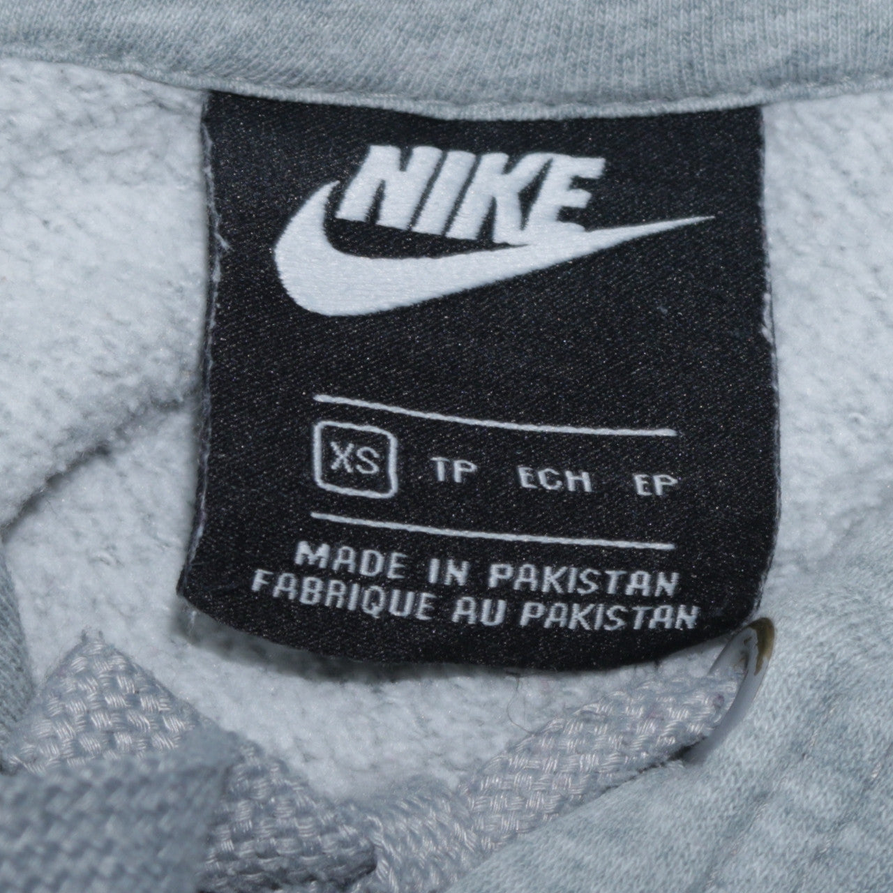 Nike Men's Grey XS Pullover Hoodie Sweatshirt Regular Fit
