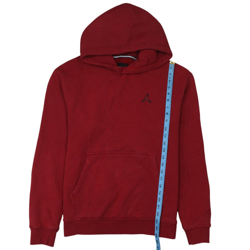 Jordan Mens Red Pullover Hoodie Medium Regular Fit Sportswear