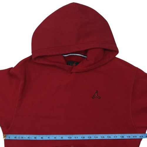 Jordan Mens Red Pullover Hoodie Medium Regular Fit Sportswear