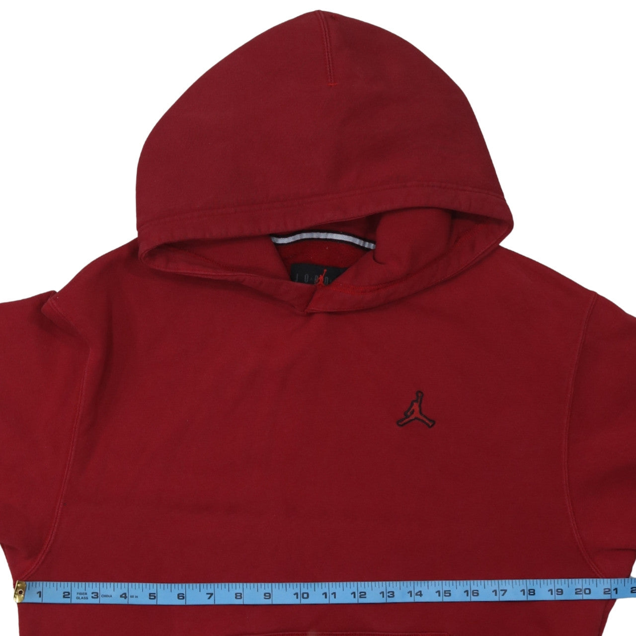 Jordan Mens Red Pullover Hoodie Medium Regular Fit Sportswear
