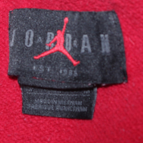 Jordan Mens Red Pullover Hoodie Medium Regular Fit Sportswear