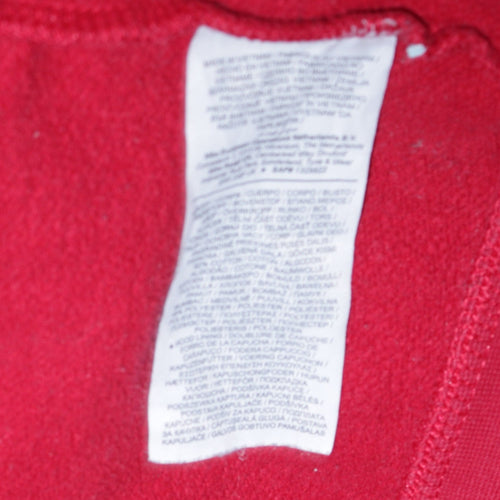 Jordan Mens Red Pullover Hoodie Medium Regular Fit Sportswear