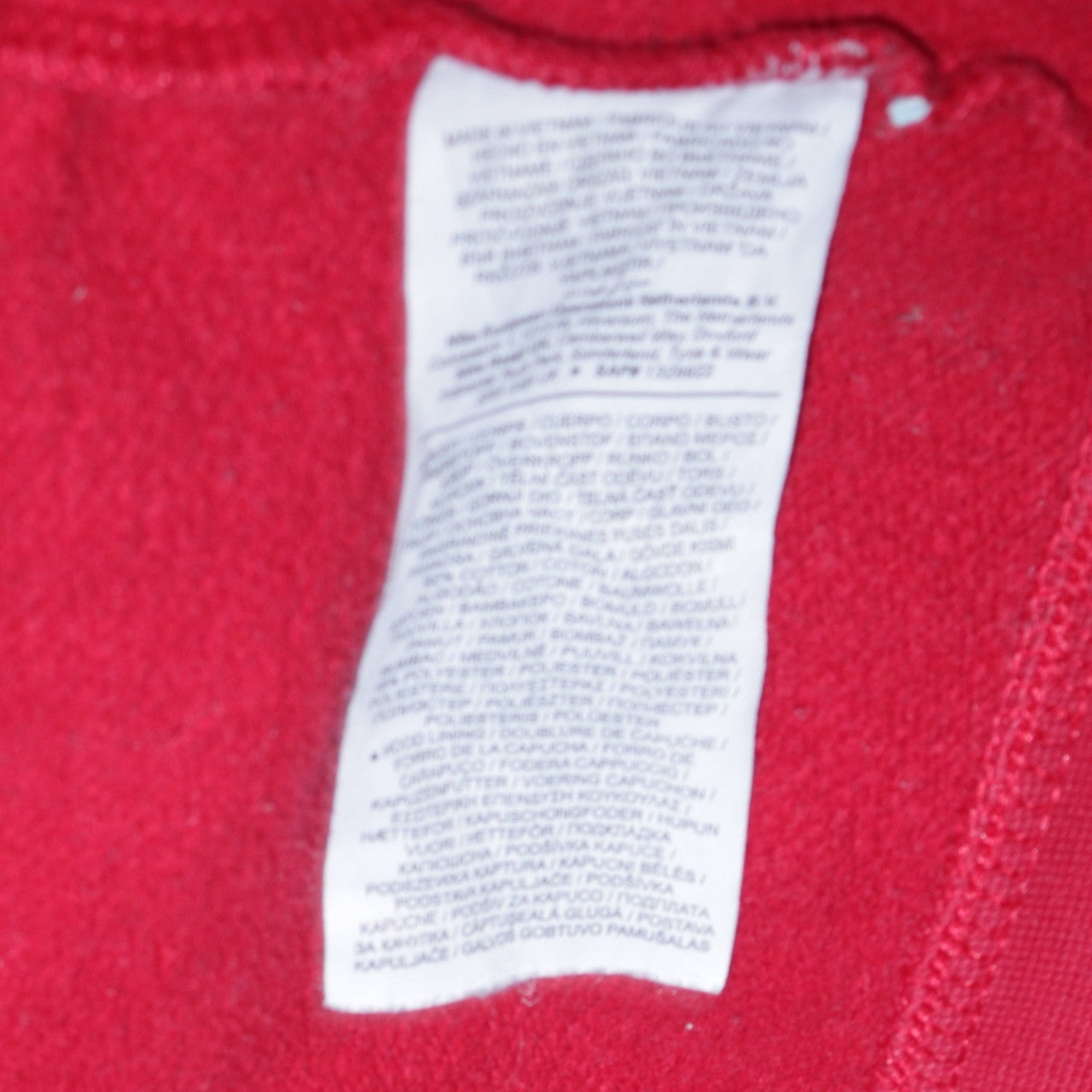 Jordan Mens Red Pullover Hoodie Medium Regular Fit Sportswear