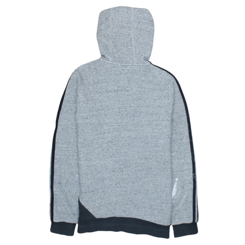 Adidas Boys Grey Full Zip Hoodie 13-14 Years Classic Logo Hooded Sweatshirt