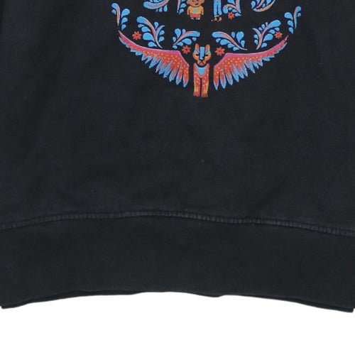 Disney Women Black Coco Skull Pullover Sweatshirt Size M