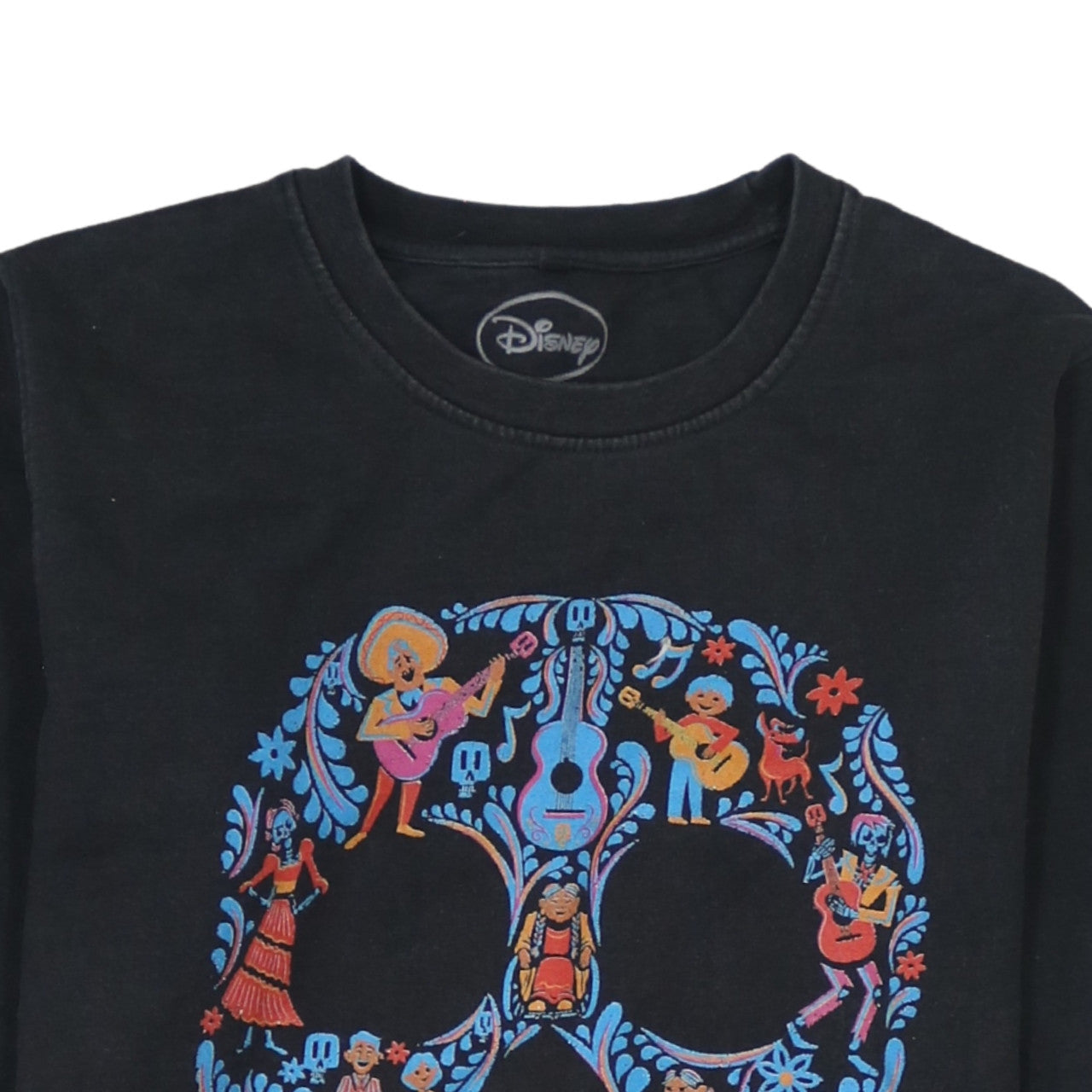 Disney Women Black Coco Skull Pullover Sweatshirt Size M