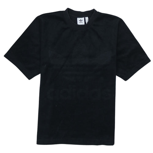 Adidas Men's Black Cotton Short Sleeve Sports T-Shirt M
