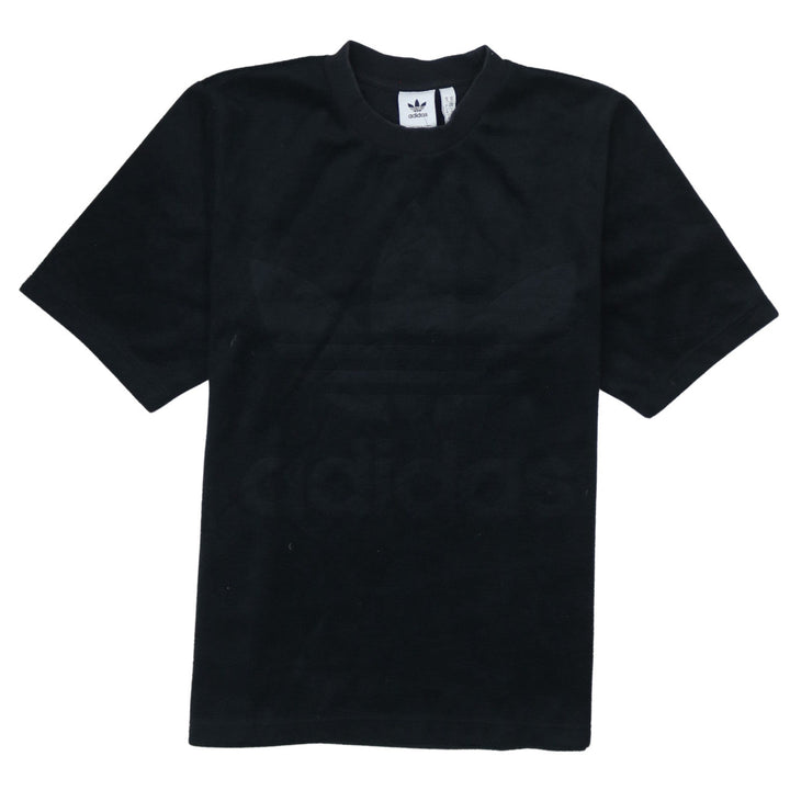 Adidas Men's Black Cotton Short Sleeve Sports T-Shirt M