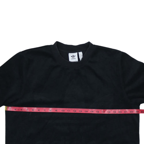 Adidas Men's Black Cotton Short Sleeve Sports T-Shirt M