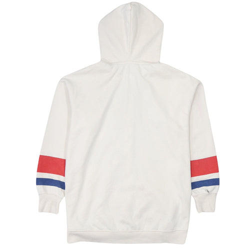 H&M Boys White Full Zip Mickey Mouse Hoodie 10-12 Years Cotton Blend