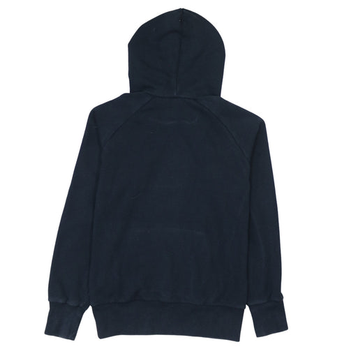 Nike Boys Black Pullover Hoodie L 12-13 Years Cotton Blend