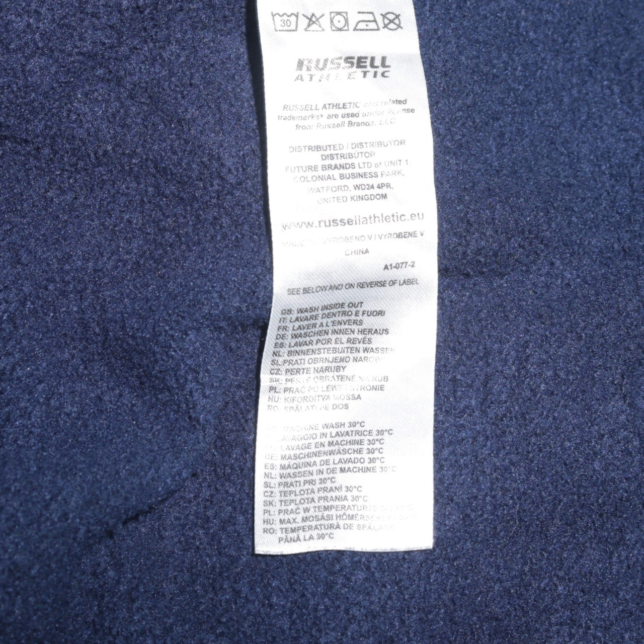 Russell Athletic Men's Blue Pullover Hoodie Small Regular Fit