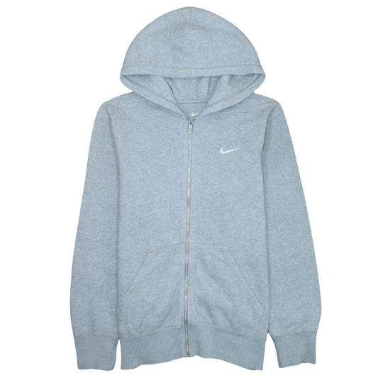 Nike Men's Grey Full Zip Hoodie Size M Sportswear Fleece