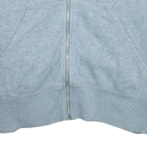 Nike Men's Grey Full Zip Hoodie Size M Sportswear Fleece