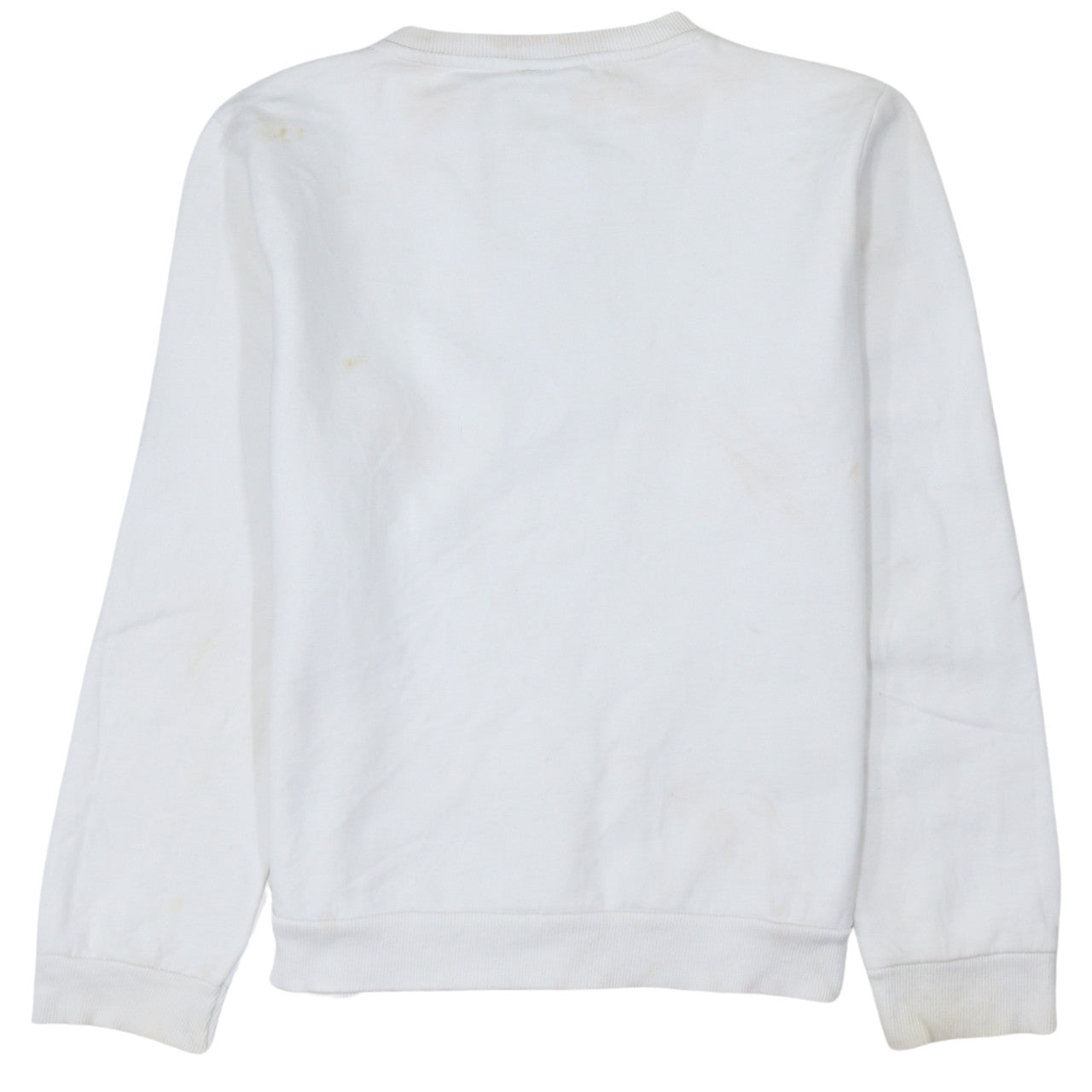 Disney Primark Women White Mickey Mouse Crew Neck Sweatshirt Size S 10/12